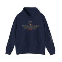 Forged in Freedom Hoodie — Patriotic Eagle American Flag Sweatshirt