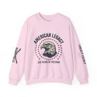 American Legacy Crewneck Sweatshirt — Liberty Bell & Eagle 250 Years of Freedom