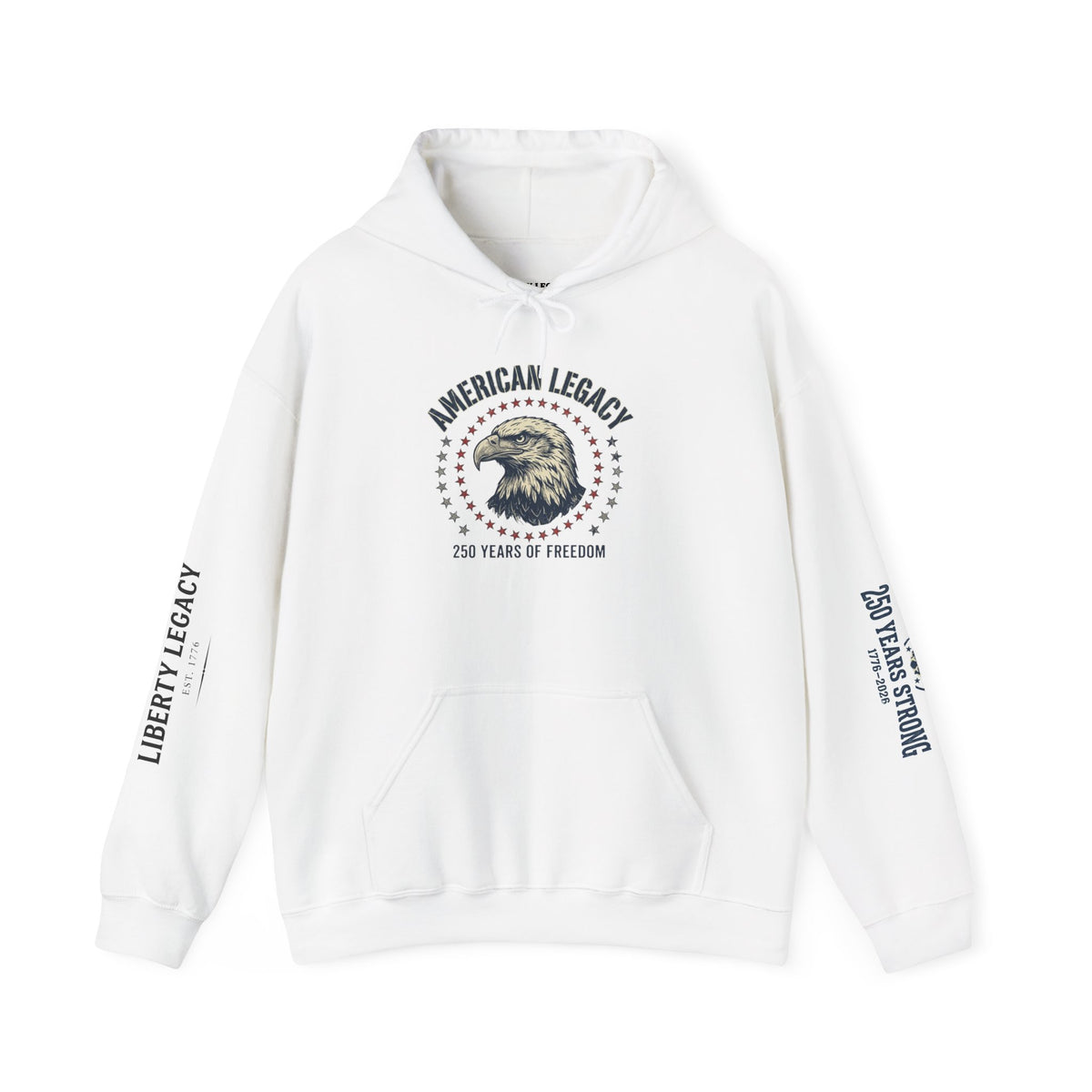 1776 American Legacy Hoodie — Eagle Patriotic Sweatshirt