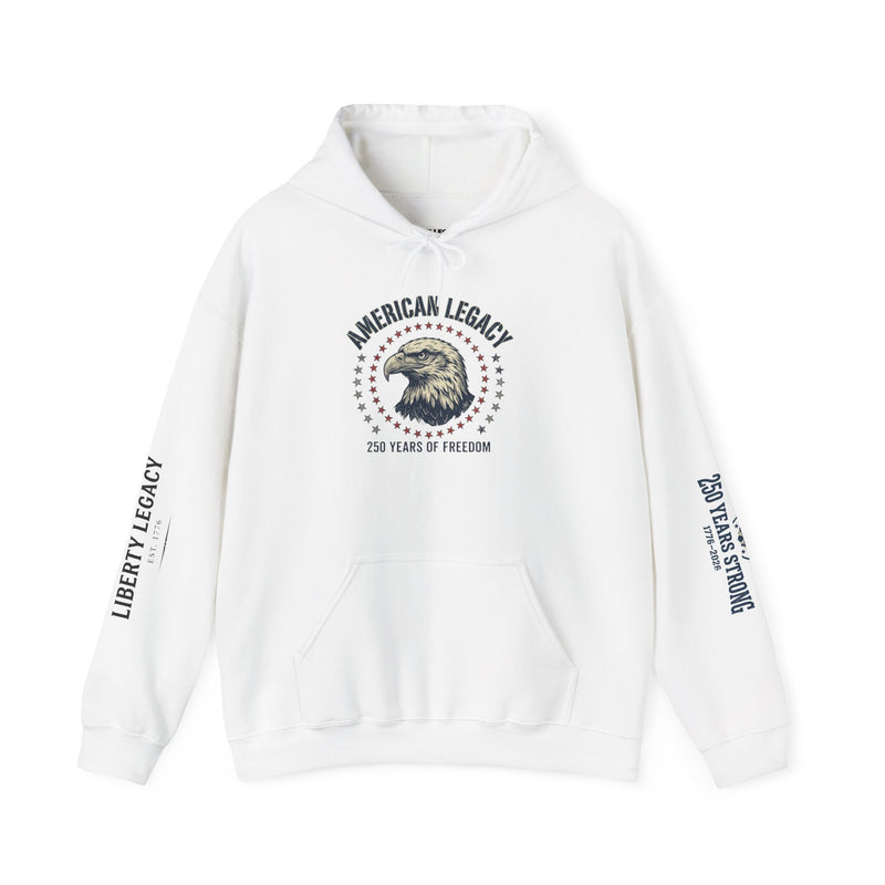 1776 American Legacy Hoodie — Eagle Patriotic Sweatshirt alternate view