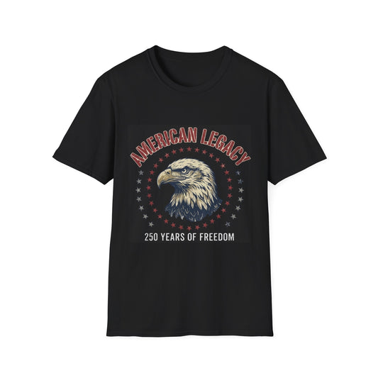 American Legacy Eagle T-Shirt | Patriotic 250 Years of Freedom Graphic