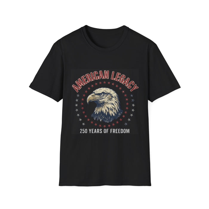 American Legacy Eagle T-Shirt | Patriotic 250 Years of Freedom Graphic