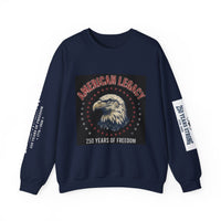 American Legacy Sweatshirt — Patriotic 1776 Eagle Crewneck (250 Years of Freedom)