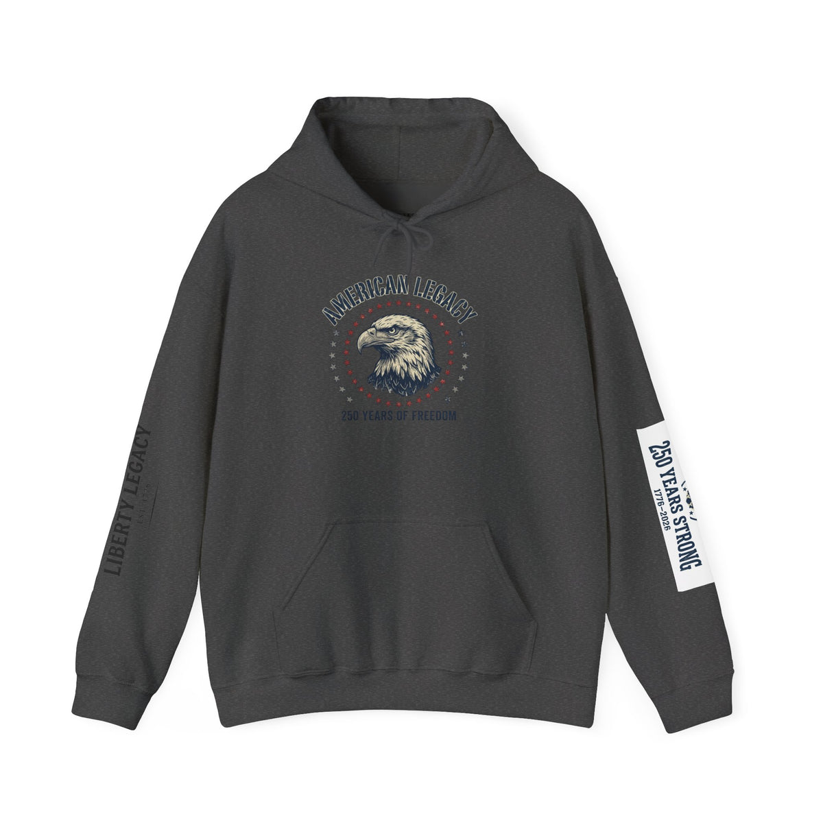 1776 American Legacy Hoodie — Eagle Patriotic Sweatshirt