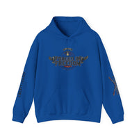 Forged in Freedom Hoodie — Patriotic Eagle American Flag Sweatshirt