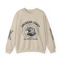 American Legacy Crewneck Sweatshirt — Liberty Bell & Eagle 250 Years of Freedom