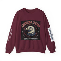American Legacy Sweatshirt — Patriotic 1776 Eagle Crewneck (250 Years of Freedom)
