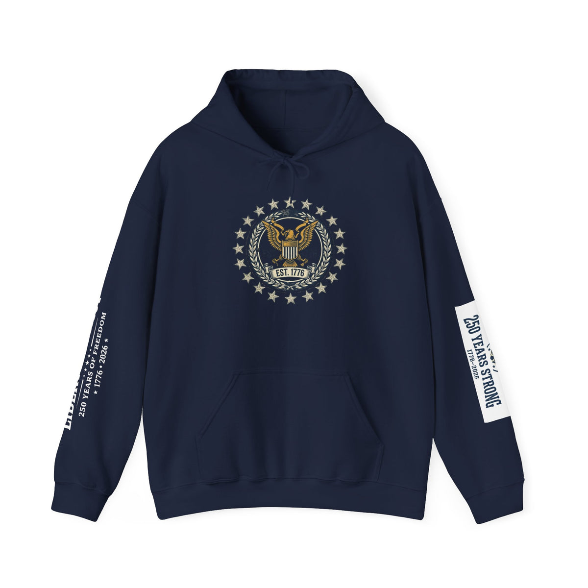 American Legacy Hoodie — Liberty Bell Vintage Patriotic Sweatshirt