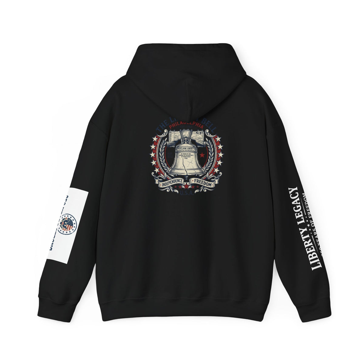 American Legacy Hoodie — Liberty Bell Vintage Patriotic Sweatshirt
