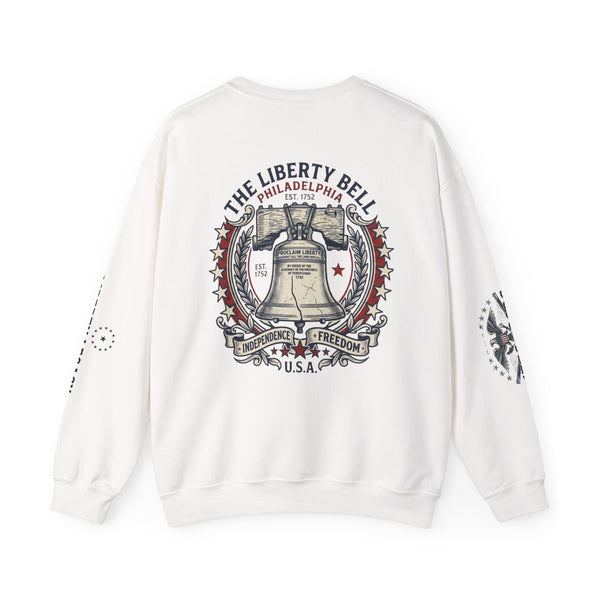 American Legacy Crewneck Sweatshirt — Liberty Bell & Eagle 250 Years of Freedom alternate