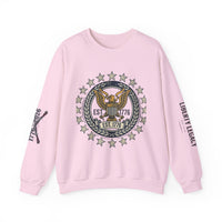 Liberty Bell Crewneck Sweatshirt — Vintage Patriotic EST.1776 Graphic
