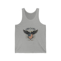 Land of the Free Eagle Shield tank | 1776 American Heritage patriotic