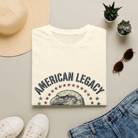 American Legacy Eagle T-Shirt | Patriotic Stars, 250 Years of Freedom