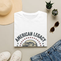 American Legacy Eagle T-Shirt | Patriotic Stars, 250 Years of Freedom