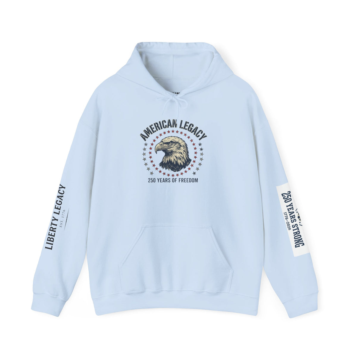 1776 American Legacy Hoodie — Eagle Patriotic Sweatshirt