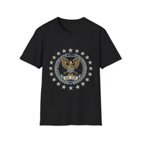 Vintage American Eagle crest T-Shirt | EST. 1776, stars wreath