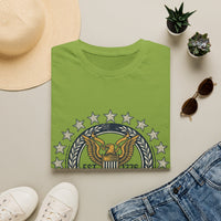 Vintage American Eagle crest T-Shirt | EST. 1776, stars wreath