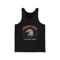 American Legacy Tank Top — 1776 Eagle Patriotic 250 Years of Freedom