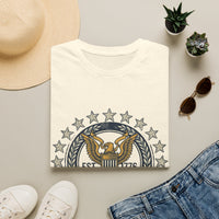 Vintage American Eagle crest T-Shirt | EST. 1776, stars wreath