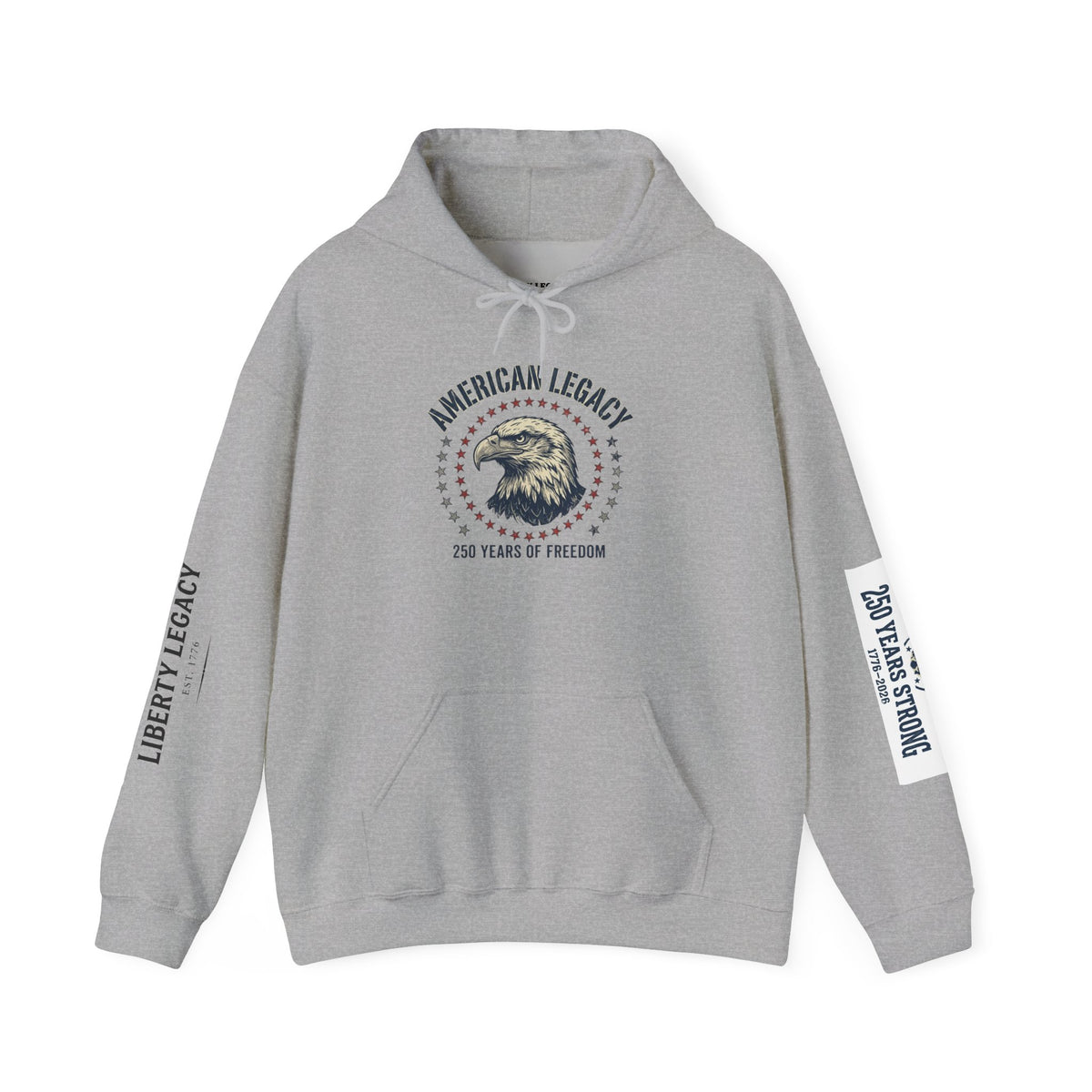 1776 American Legacy Hoodie — Eagle Patriotic Sweatshirt
