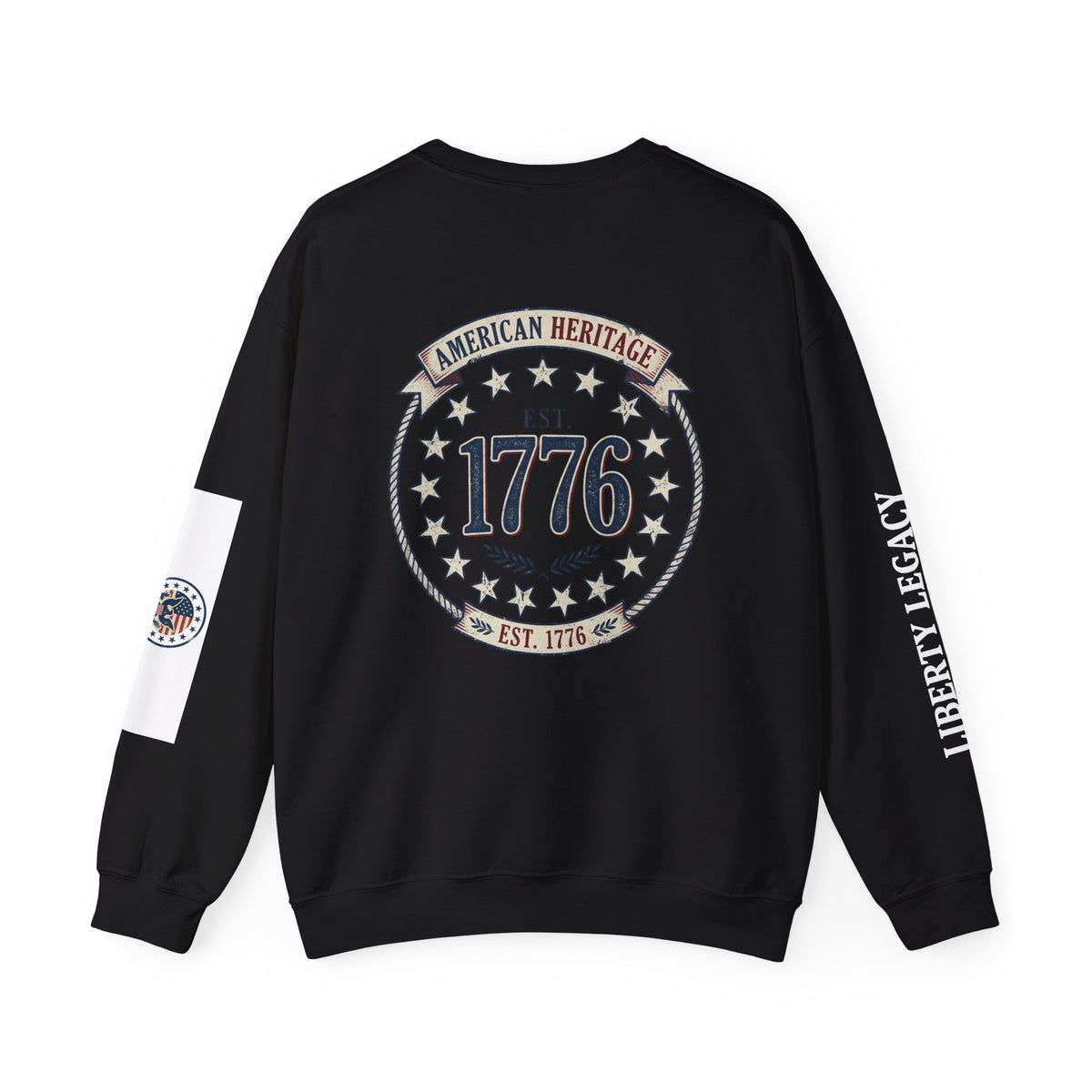American Legacy Sweatshirt — Patriotic 1776 Eagle Crewneck (250 Years of Freedom)