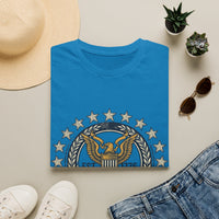 Vintage American Eagle crest T-Shirt | EST. 1776, stars wreath