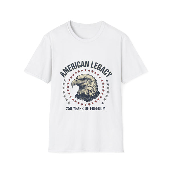 American Legacy Eagle T-Shirt | Patriotic Stars, 250 Years of Freedom